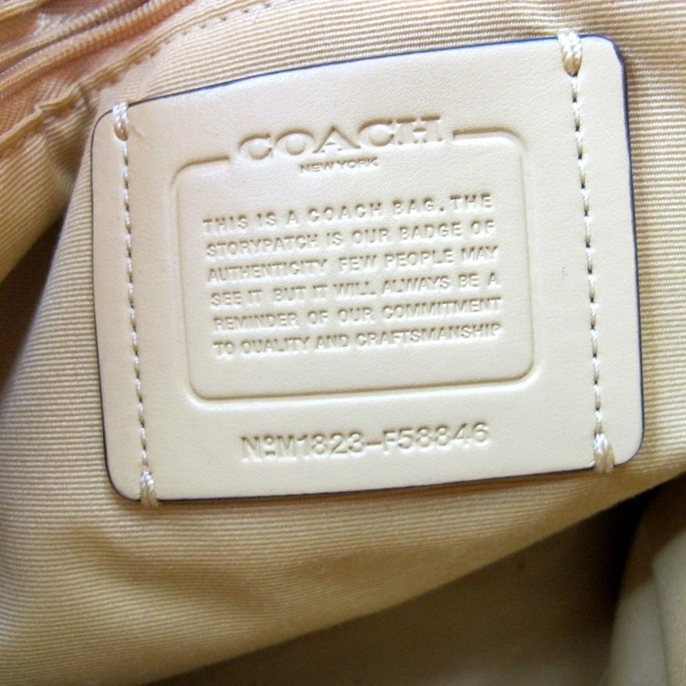 Coach Medium Cross Grain City Zip Top‎ Tote Women's Handbag Yellow F58846 NEW